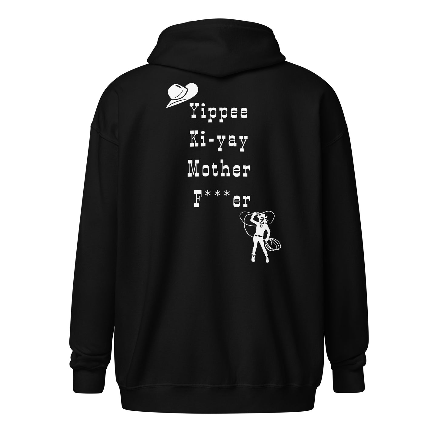 Yippee Ki-yay Mother F***er Unisex heavy blend zip hoodie