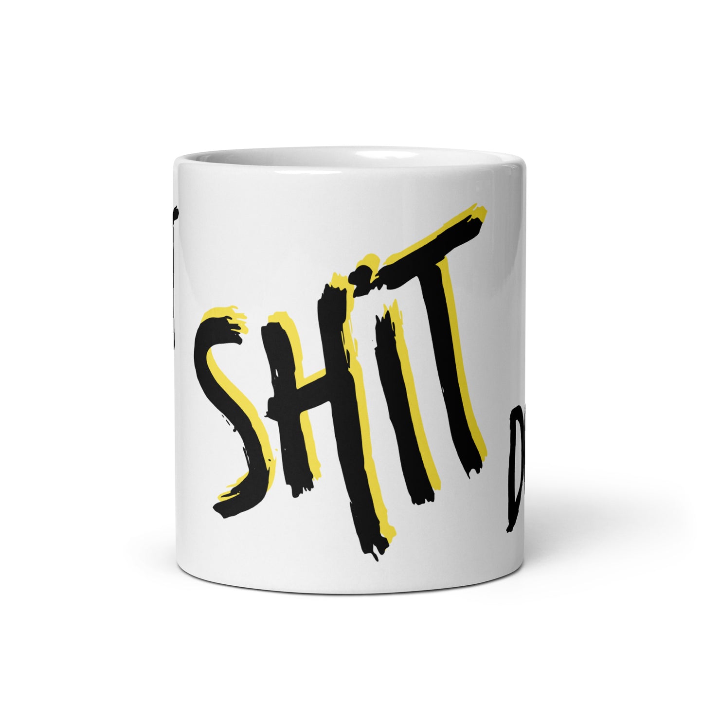 Get Shit Done White glossy mug